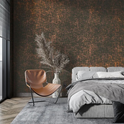 Art gift Фототапет Dark brown Pattern