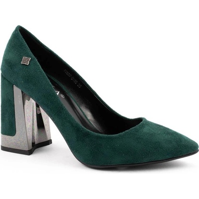 Дамски обувки от еко кожа велур