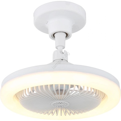 GLOBO 03680W - LED димируем таванен вентилатор LIDEA LED/20W/230V 3000-6500K бял+дистанционно (GL8896)