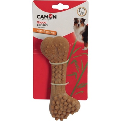 Camon Bambusová dentálna hračka v tvare kosti pre psa L