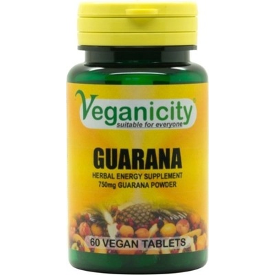 Veganicity Guarana 750 mg 60 tablet