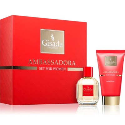 Gisada Ambassadora Подаръчен комплект за жени Размер EDP 50 ml + 100 ml душ гел