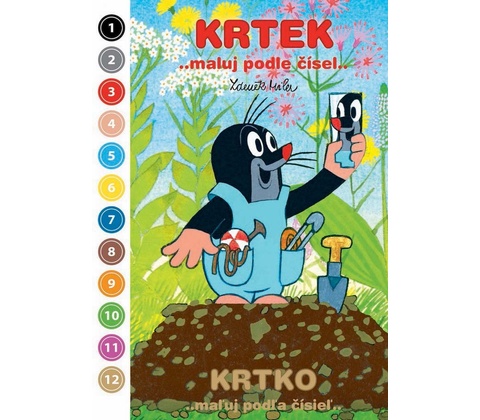 Maluj podle čísel Krtek A5