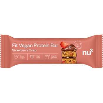 nu3 Fit Vegan Protein Bar - Strawberry Crisp