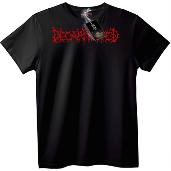 NOONEBRAND Тениска Decapitated Черна - XS, White
