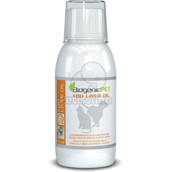 BiogenicPet Cod Liver Oil - масло от черен дроб на треска за кучета и котки 100 мл