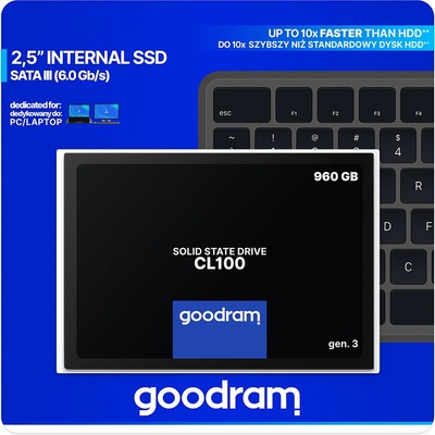 Goodram CL100 960GB, SSDPR-CL100-960-G3