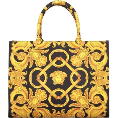 Versace Medusa Barocco Gold Black kabelka Černá