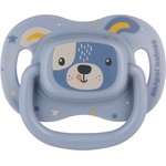 Canpol Силиконова симетрична залъгалка Canpol - Cute Animals, 0-6 м, синя (34/924_blu) - ozone