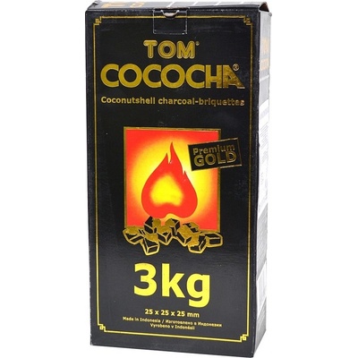 Tom Cococha Uhlíky k vodnej fajke 3 kg Gold