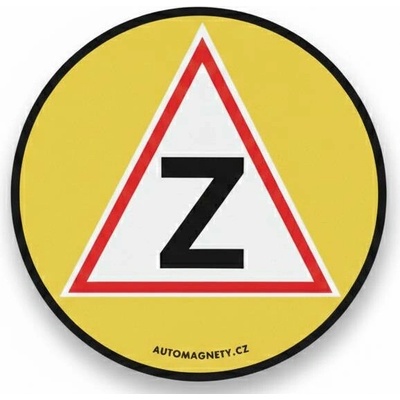 Samolepka Začátečník magnetická žlutá