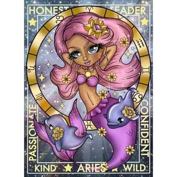 Diamond Dotz Зодия Овен - диамантен гоблен dd7.066