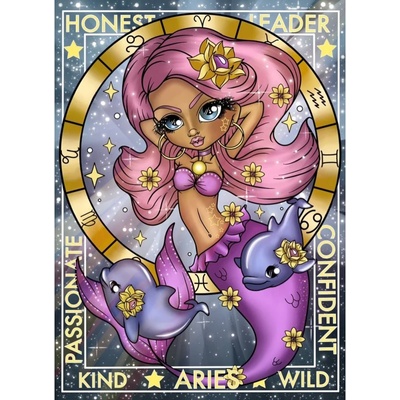 Diamond Dotz Зодия Овен - диамантен гоблен dd7.066