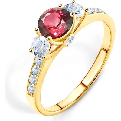 SAVICKI Годежен пръстен Dream: злато, рубин