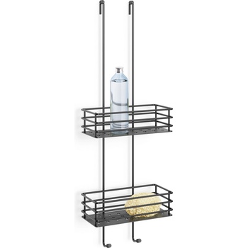 ZACK Стенна поставка за душ Iparo двойна черна (40521)