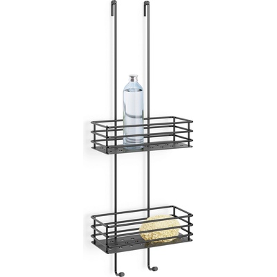 ZACK Стенна поставка за душ Iparo двойна черна (40521)