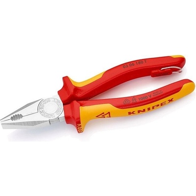 Kleště kombinované 180mm 1000V VDE s připevňovacím okem
