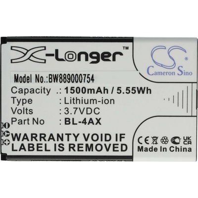 VHBW Батерия за Nokia 6300 4G / 8000 4G, BL-4XL, 1500 mAh (889000754)