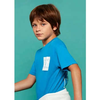 Image 1 of MAYORAL Тениска къс ръкав "anyone? " в синьо за момче Mayoral