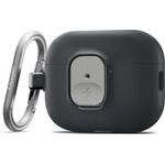 Spigen Хибриден удароустойчив кейс с карабинер за Apple AirPods Pro 3 - Spigen Nano Pop Hybrid Case (черен-прозрачен) (ACS10133)