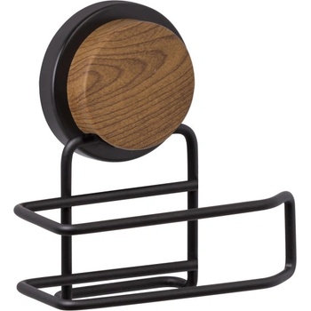 Metalife Поставка за тоалетна хартия Metalife MGS-708W, 14х8х12 см, Черен/Дървесен (MGS-708W)