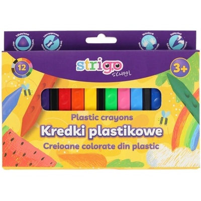 Strigo voskové pastelky 12 ks