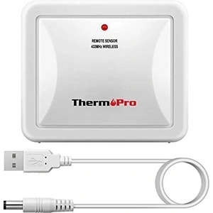 ThermoPro TX-4 резервен сензор за дигитален термометър TP-60S/TP-62/TP-65A/TP-67A, 433MHz, презареждаем (TX-4)