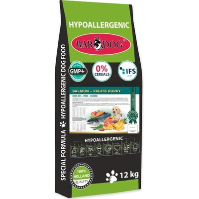 Bardog Holistické Bardog Salmon Fruits Puppy 4 kg