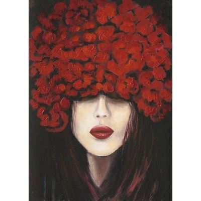 Ručně malovaný obraz Roses 50x70 cm – Hledejceny.cz