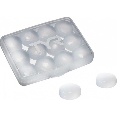 Tyr Soft Silicone Špunty do uší E-A-R Plugs 12 Pack Číra