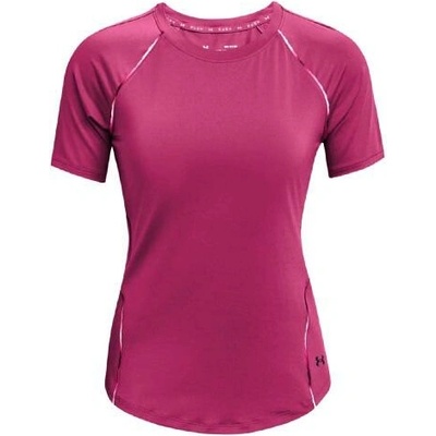 Under Armour Dámské tričko Rush Scallop S/S p.quartz/pink