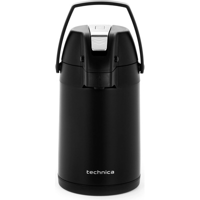 Technica Stolní termoska 3 l s pumpičkou a držadlem Black Series černá