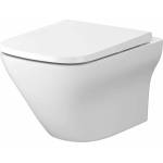 Cersanit Бяла окачена тоалетна чиния Cersanit Larga CleanOn квадратна (K120-004)