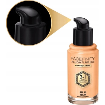 Max Factor Facefinity All Day Flawless dlouhotrvající make-up SPF20 70 Warm Sand 30 ml
