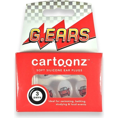 Cartoonz G. Ears - Silikonové špunty pro děti 3 páry