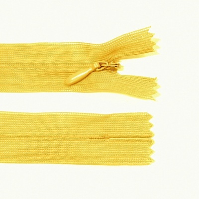 Spirálový zip no.3 skrytý nerozepínací 22cm - více barev color: 519 zlatožlutá