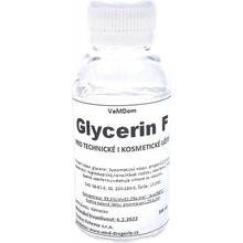 Glycerin F, glycerol, Pharma kvalita, rostlinný glycerínový olej čistý bezvodý 99,5 %100 ml