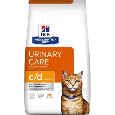Hill's Prescription Diet C/D Multicare Starostlivosť o močový systém pre mačky 3 kg