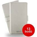 Pouzdro Azuri universal wallet XL bílé