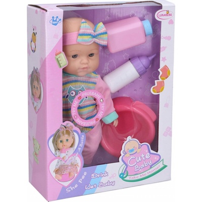 Wiky Bábätko čúrajúce so zvukovými efektmi 25 cm WKW038427