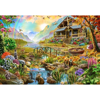 Bluebird Puzzle - Puzzle Chesterman : Country Paradise - 1 000 piese