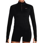 Nike Дамска тениска Nike Women's Tempo Dri-Fit Half-Zip Top Running shirt - Black / Reflective Silver - размер XS (916-5407-0111)