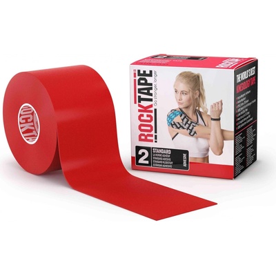 RockTape kineziologický tejp červená 5 cm x 5 m
