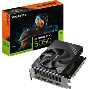 GIGABYTE GeForce RTX 5050 8GB GDDR6 (GV-N5050D6-8GD) Видео карти