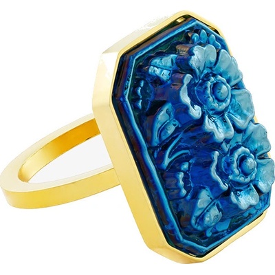 Preciosa Originální pozlacený prsten s českým křišťálem Venice 7461Y67