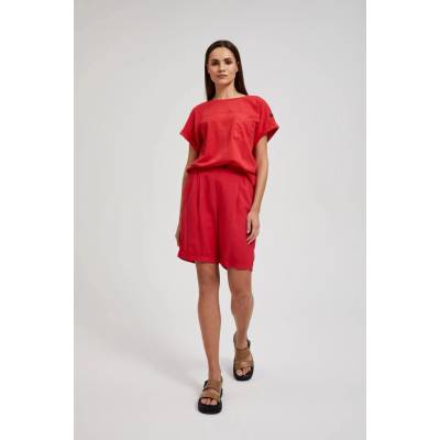 Moodo Women's viscose shorts red