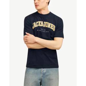 JACK & JONES Jjecaleb Varsity Tee SS O-Neck Noos Navy - magazinko