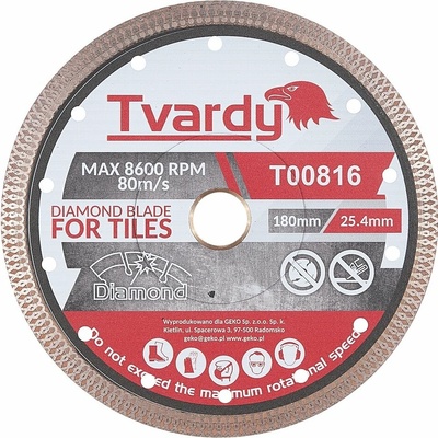 Diamantový kotouč na gres 180x10x25,4/22,23 mm PROFI – Geko
