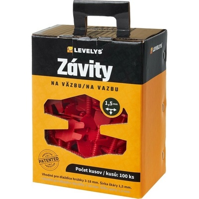 LEVELYS závity 1,5mm na väzbu 100ks - 1,5mm