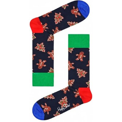 Чорапи Happy socks GINGERBREAD COOKIES Size 41-46 long socks - Blue (Multicolor)